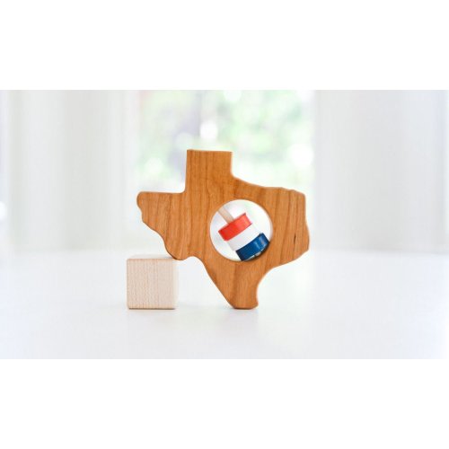 Texas State Wooden Baby Rattle™