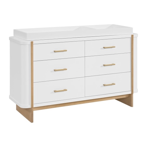 The Milan Dresser | Modern Nursery Dresser: 6 Drawers - Nurture&