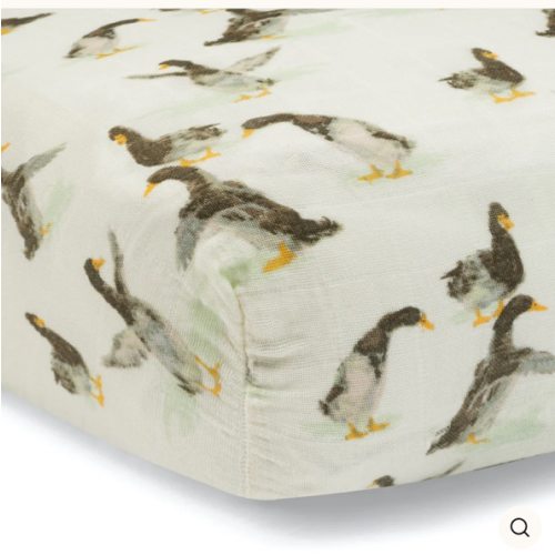 ORGANIC COTTON DUCK CRIB SHEET