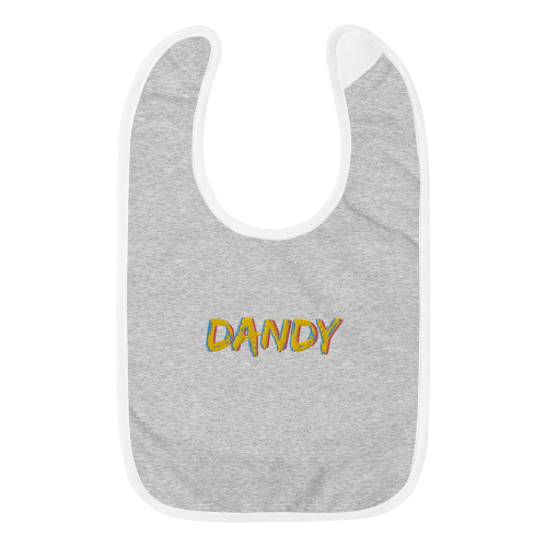Hella Dandy Apparel Baby Bib GREY