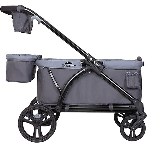 Baby Trend Expedition 2-in-1 Stroller Wagon PLUS, Ultra Grey