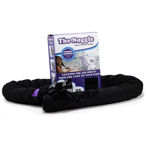 NOGGLE The Kids Personal Air Conditioning System to Keep Them Cool in The Back Seat - 6ft, Black Ice