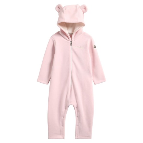 Fleece Hooded Zip Romper