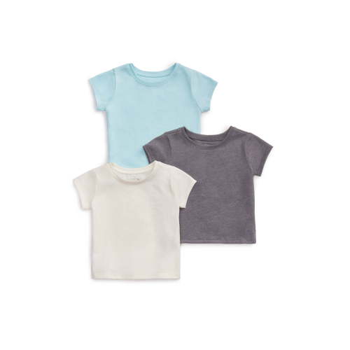 Garanimals Baby 3-Pack Short Sleeve Solid Jersey T-Shirts, Sizes 0-24 Months