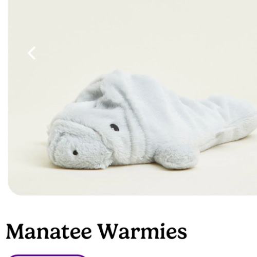 Microwavable Manatee Warmies | Warmies USA
