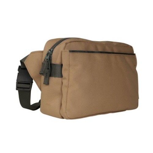 Red Rovr Joey Belt Bag - Toffee: Crossbody Diaper Bag, Solid Pattern, Polyester Material, Lightweight 0.4 lbs