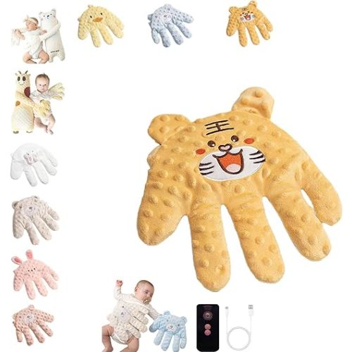 Choco Bear Baby Patter,Baby Patter for Sleep,Baby Patting Sleeping Toy,Baby Butt Patter for Sleep,Patting Hand for Baby Sleep,with Remote Control (C7-1Set)