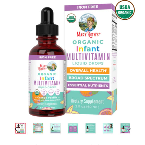 Organic Infant Multivitamin Liquid Drops