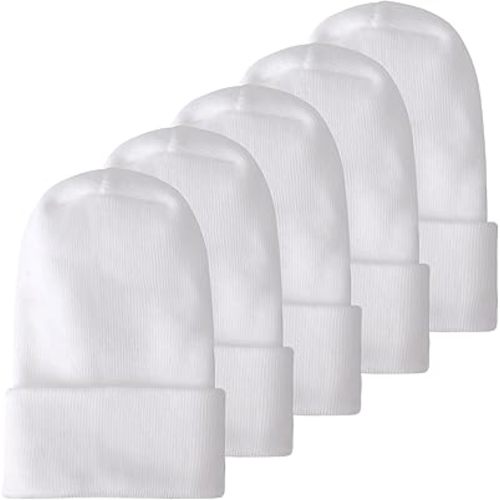 Newborn Baby Girl Hats with Bow No Scratch Cotton Toddler Infant Beanie Caps Soft Newborn Hospital Hat for Boys Girls