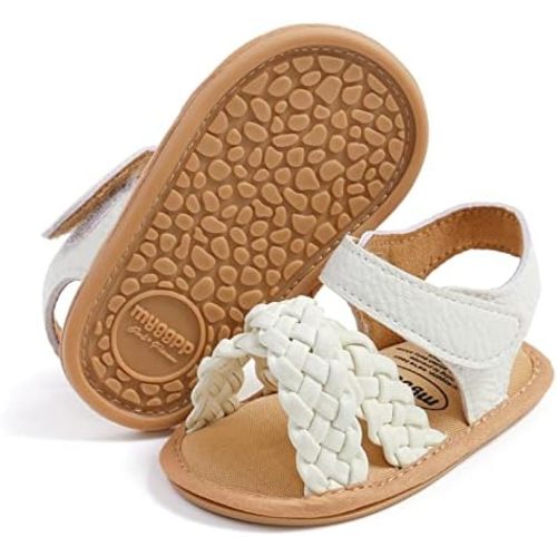 RVROVIC Baby Boys Girls Sandals Premium Soft Anti-Slip Rubber Sole Infant Summer Outdoor Shoes Toddler First Walkers