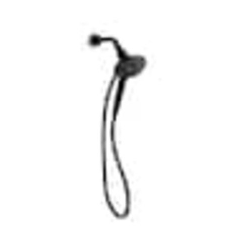 KOHLER Ashan 3-Spray Wall Mount Handheld Showerhead 1.75 GPM in Matte Black R27874-G-BL