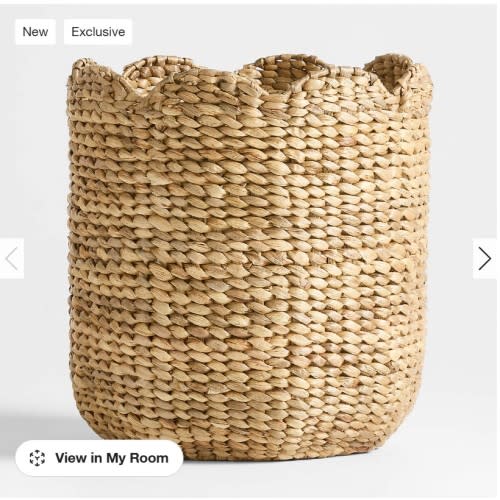 Bloom Natural Woven Large Floor Storage Bin