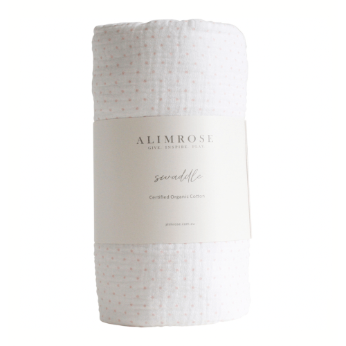 Muslin Swaddle, Polka Dot
