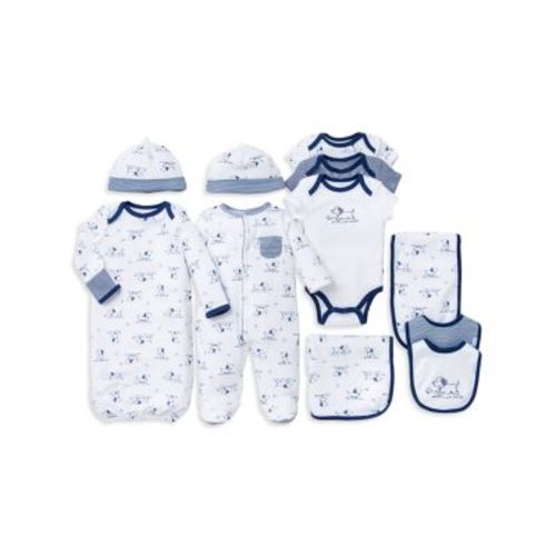Boys' Puppy Toile Footie, Bodysuits, Bibs & More - Baby