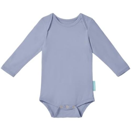 Supersoft Long Sleeve Baby Bodysuits, Premium Bamboo Rayon Bodysuit Unisex Boy Girl 0-3-6-9-18-24 months