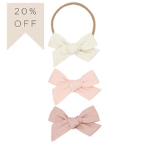 Linen Bow 3 Pack: Ballet Headbands – Lou Lou & Company
