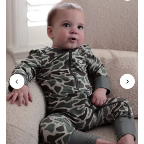 Baby Zip Up - Retro Duck Camo – BURLEBO