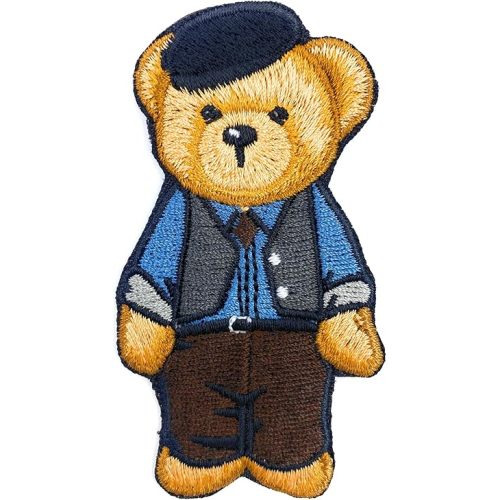 Iron on Patches Teddy Bear Patch Embroidered Cute Animal Patches for Kids Teddy Bear Applique Sewn on Great Decorative Patches for Girls Boys Clothing