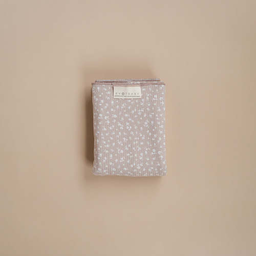 Taupe Floral Swaddle
