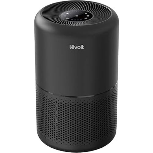 LEVOIT Air Purifier for Home Allergies Pet Hair in Bedroom, Covers Up to 1073 ft² by 56W High Torque Motor, AHAM VERIFIDE, 3-in-1 Filter with HEPA Sleep Mode, Remove Dust Smoke Odor, Core300-P, Black