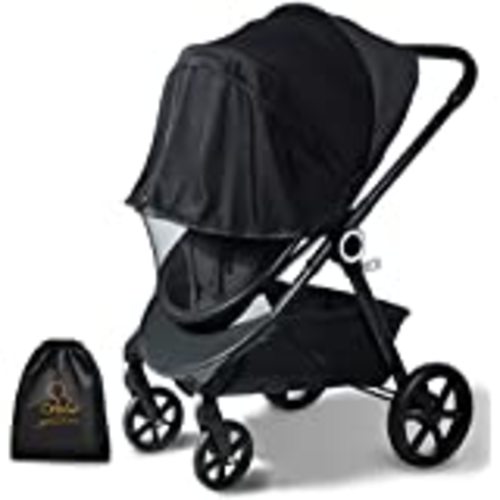 Amazon.com: Inlesioo Baby Mosquito Net for Stroller and Carrycot - Jogging Stroller Insect Mesh Net - Universal Fit, Premium Quality: Machine Washable - Gray : Baby