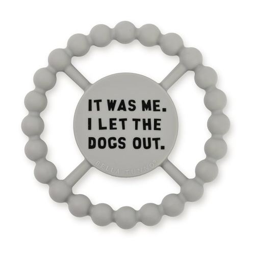 Baby Teether by Bella Tunno, Silicone Teethers for Babies 3-6 Months, 6-12 Months, Baby Toys, Pacifier, Teething Relief, Boys, Girls, Dogs Out