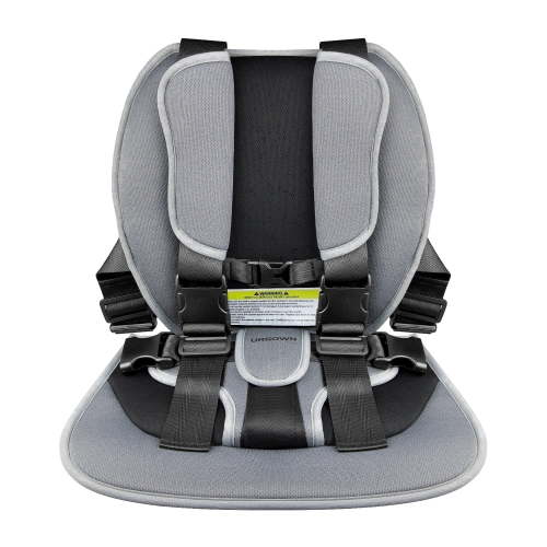Urgown Golf Cart Child Positoner, 5-Point Design to Secure Little Ones During Golf-Cart Rides, with Adjustable Straps (Color: Gray)