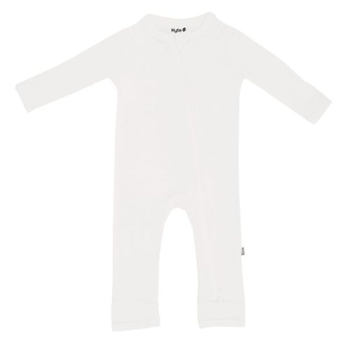 Kyte Baby Zippered Romper In Cloud 6-12