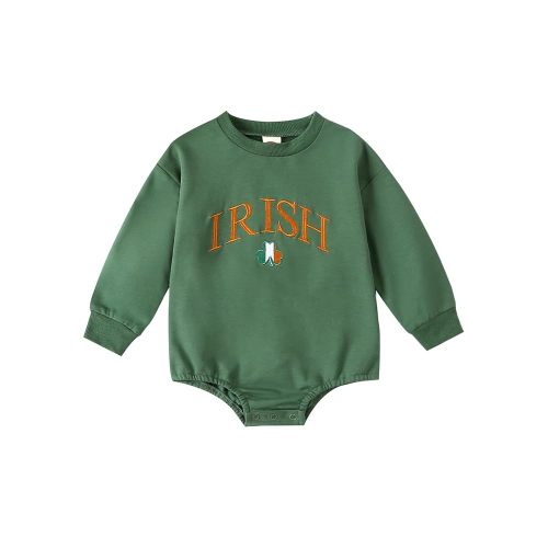 Baby Girl Boy Fall Romper Winter Outfit 3M-6T, Newborn Cute Printed Sweatshirt Baby Romper Cloth