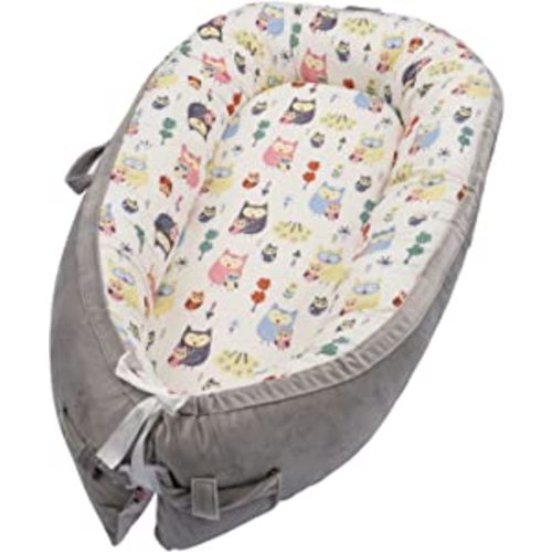 Baby Lounger Cover, Baby Nest for Co Sleeping Newborn Lounger Sleeper Baby Sleeping Bed Machine Washable, Adjustable Size 37”x21”