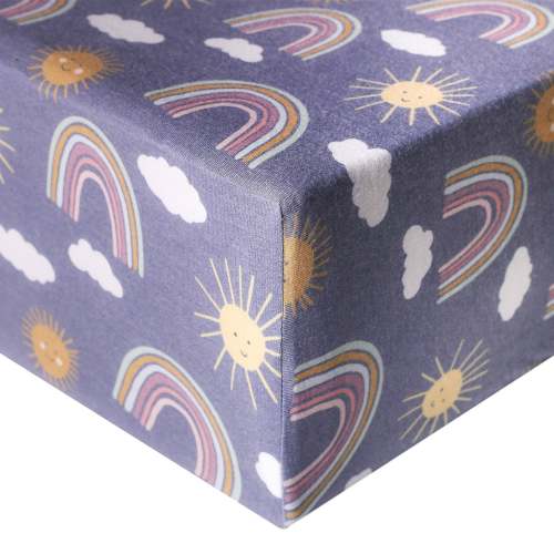 Premium Knit Fitted Crib Sheet - Hope