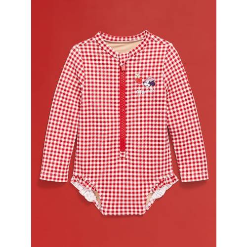 Old Navy x Disney© Minnie Mouse Zip-Front Rashguard One-Piece Swimsuit for Baby