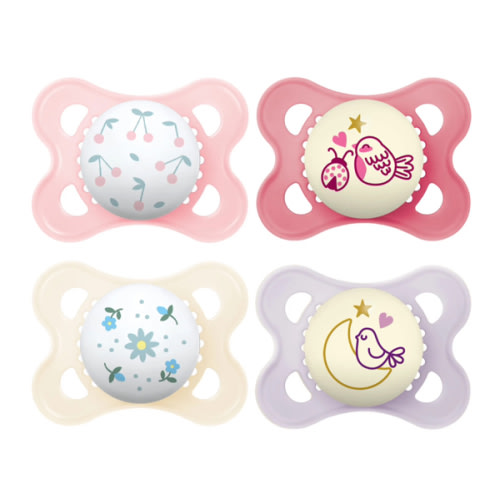 MAM Original Day & Night - 4 Pack - PINK