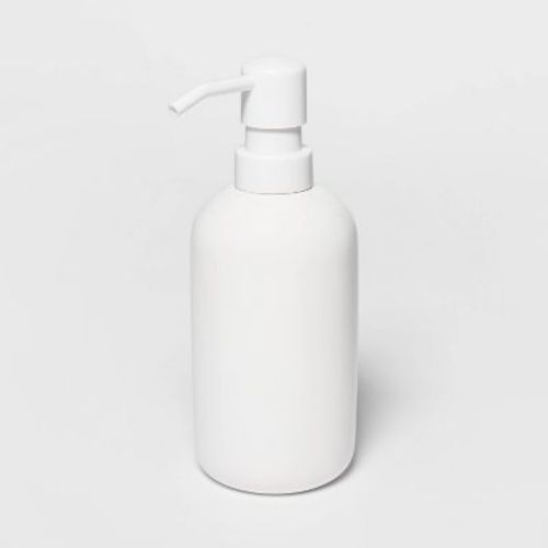 Soap Pump White - Room Essentials™: Ceramic Hand Wash Dispenser, Refillable 13oz Pump Bottle For Bathroom
