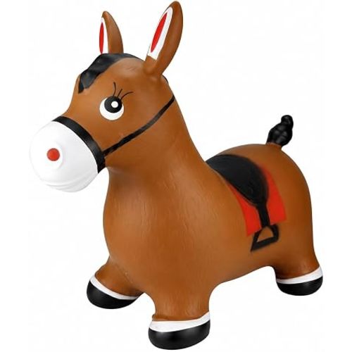 INPANY Bouncy Horse Hopper Toys, 2-4 Kids Riding Horse, Gifts Toy for Kids