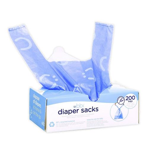 Ubbi® 200-Count Diaper Sacks in Periwinkle