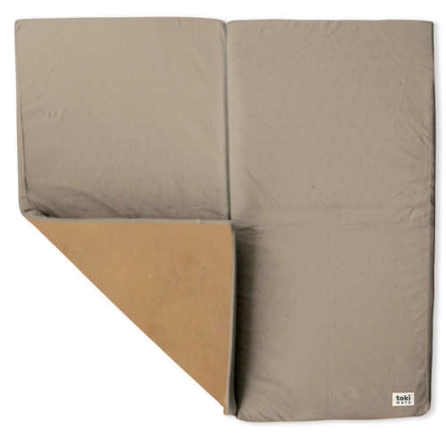 Padded Organic Cotton Play Mat - Cloud + Sandcastle / Standard