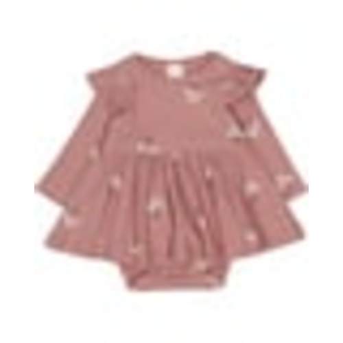 Light Purple Baby Long Sleeve Printed Romper Dress | Best&Less™ Online