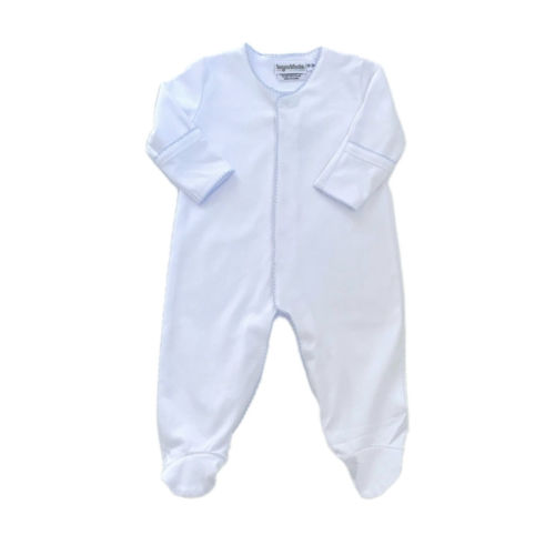 Picot Trim Footie | Secret Stork Co 0-3mos