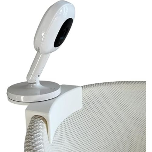 Mount for Nanit & SNOO Bassinet - Accessory - Clip-On Camera Adapter for Flex Stand & 1/4" Baby Monitors - Secure Fit, Easy Install, USA Made by Aureli
