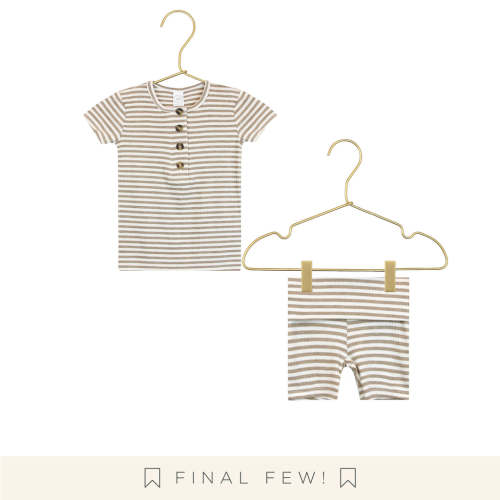 Indy Ribbed Shortie Set