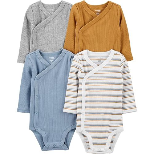 Simple Joys by Carter's unisex-baby 4-pack Side Snap Bodysuit