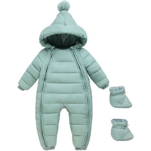 Ohrwurm Baby Cotton Down jackets Snow Wear Hoodie Jumpsuit Winter Double Zip Up Snowsuit