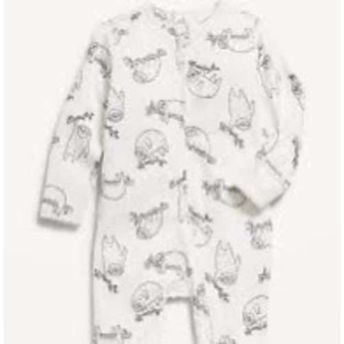 Snug-Fit 2 Way Zip Footed One-Piece for Baby