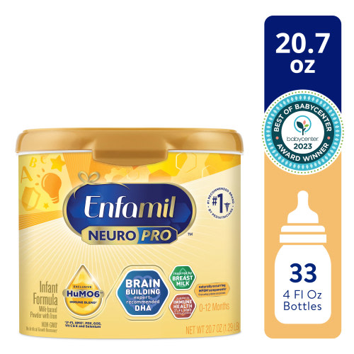 Enfamil NeuroPro Powder Baby Formula, Brain Support, 20.7 oz Tub