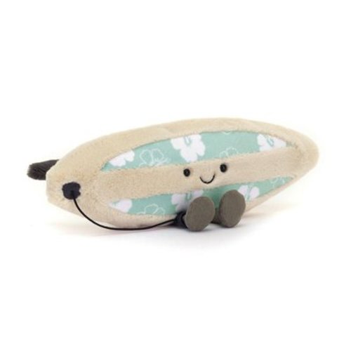 Jellycat Amuseables Sports Surfboard Plush Toy - 12" Soft Textured Fabric Stuffed Animal, Multicolor Design for Collectors, Home Décor & Gift-Giving Occasions