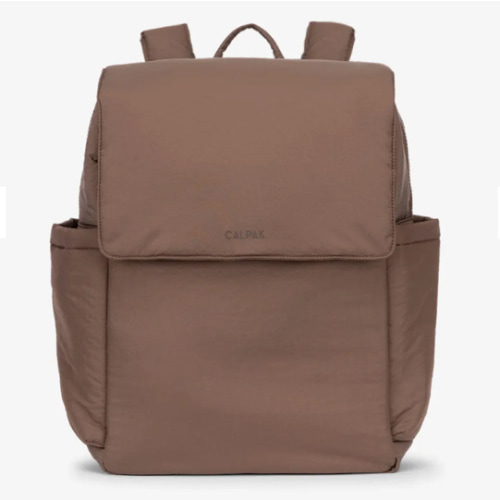 Diaper Backpack with Laptop Sleeve - HAZELNUT