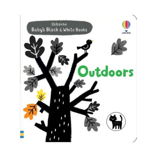 Baby's Black and White Books: Outdoors - by Mary Cartwright (Board Book)