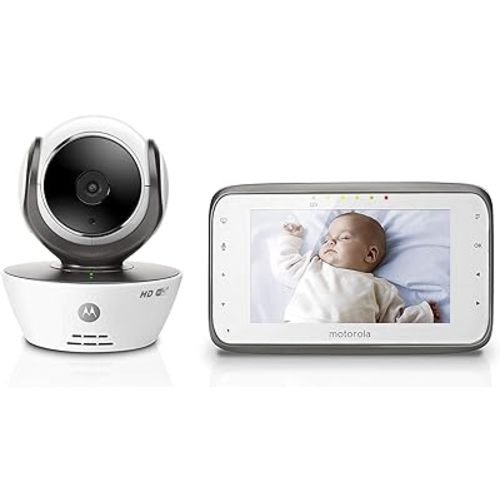 Motorola MBP854CONNECT Dual Mode Baby Monitor with 4.3-Inch LCD Parent Monitor and Wi-Fi Internet Viewing, 720p