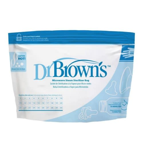 Dr. Brown's Microwave Steam Sterilizer Bags, 5-Pack